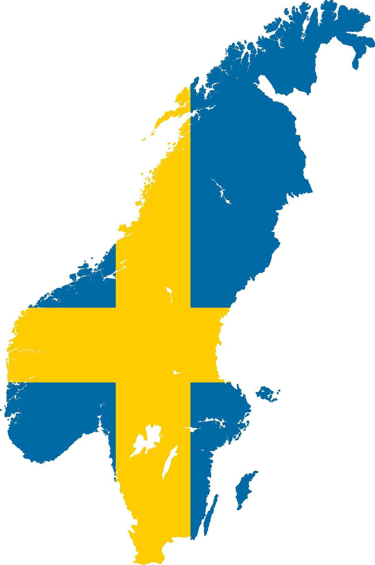 sweden map