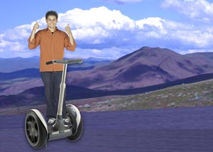 Man on segway